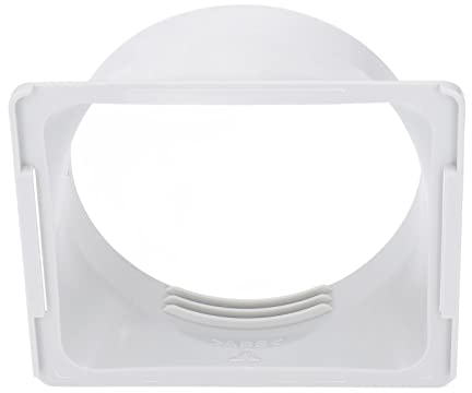 Accessori per Condizionatori Accoppiatore per Tubo di Scarico del Condizionatore D'aria, ABS Quadrato a Rotondo, Adattatore per Tubo di Scarico Portatile Facile Installazione e