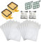 DL SERVICE Kit per Folletto Vk 135/136 | 12 Sacchetti 12 Profumini 2 Filtri HEPA 2 Filtri Motore Pulizia e Manutenzione Folletto Vk 135/136 Compatibile