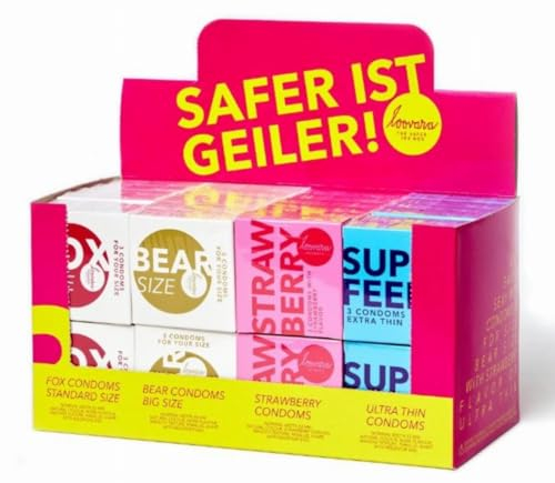 Loovara - Sicher ist Geiler! Gemischtes Paket von 3er-Pack Kondomen