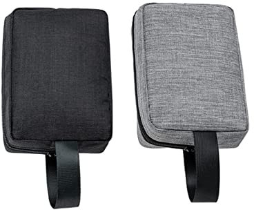 MERRYHAPY 2pièces Sac De Rangement Portable Étanche Pochette Accessoires Moderne Pour Voyage Trousse Pratique Pour Câbles Et Chargeurs Vacances Et Bureau