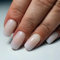 24PCS Square White Gradient False Nails - Medium Length French Tip With Glue - Acrylic Fake Nails Long Lasting Removable Nail Art Gifts for Women Girls