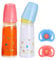 DIELOVEHUA 4 Stück Puppenzubehör, 2 Stück Magische Flasche, 2 Stück Puppenschnuller, Puppenflasche mit Milch, Magische Milchfläschchen, für Kinder ab 3 Jahren