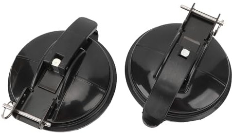 1 Pair Awning Holder Latch, Plug in Stable Support Sturdy Awning Brackets, Compatible with VW T4 T5 T6 Beach Transporter T7 ID.Buzz and More (Black)