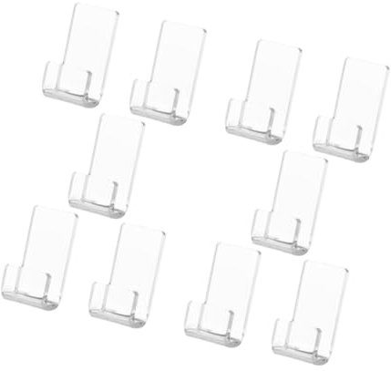 Vaguelly 10stücke Schallplattenhalter Kunststoff Wandregal Schallplattenständer Schallplatten-organizer Cd-aufbewahrungsständer Wandhalterung Kunststoff Album Display Regal