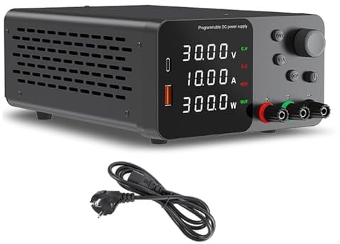 kesurpae Fuente de alimentación conmutada confiable de 30 V y 5 A, indispensable para Reparaciones técnicas y Mantenimiento de computadoras. Fuente de alimentación de CC Estable, TPS305 (30 V 5 A)
