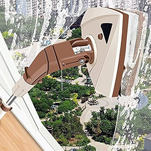 Double-sided Glass Cleaning Wipe With Telescopic Rod Magnetic Window Washer Two Sided Clean Windows Window Cleaning Tool High And Low Clean Without Dead Ends15-28mm