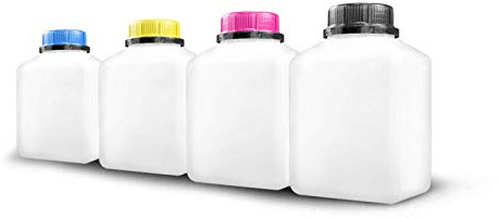 4X Hauptstadttoner Nachfüll Pulver + Chips kompatibel kompatibel mit Canon MF635Cx LBP611Cn MF632Cdw MF634Cdw MF636Cdwt LBP613Cdw MF631Cn füllt 045H BK CMY