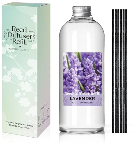 SCENTORINI Raumduft Nachfüller Lavendel 500ml, Duftöl Nachfüllflasche | Für Diffusoren, langanhaltendes Aroma‑Konzentrat für Wohnzimmer, Schlafzimmer, Badezimmer