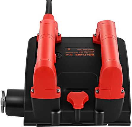 1200 W - Lijadora de hormigón, fresadora de rodillo, fresadora de saneamiento, conexión de aspiradora, mango ergonómico, compacto, 5,25 kg, fresadora para pared, yeso concreto, mortero, agua de cal