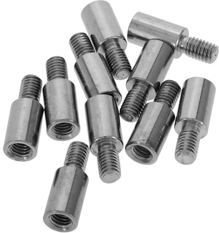 Healifty 10Pcs 1.5Cm Joystick Extender for Gaming Consoles Joystick Shaft Extension Kit for Fighting Games and DIY Projects Player Upgrade Accessories for Game Cabinets