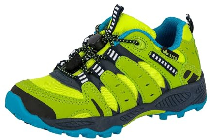 Lico Unisex Kinder Fremont Trekking-& Wanderhalbschuhe, Lemon Marine Petrol, 25 EU
