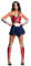 Rubie's 820953L Official DC Comics Warner Bros Dawn of Justice Wonder Woman Fancy Dress Costume, Red/Blue/Gold, Large Halloween