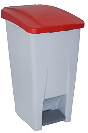 Denox DEN040 Contenedor Selectivo 60 litros, Rojo, 490x380x700 mm