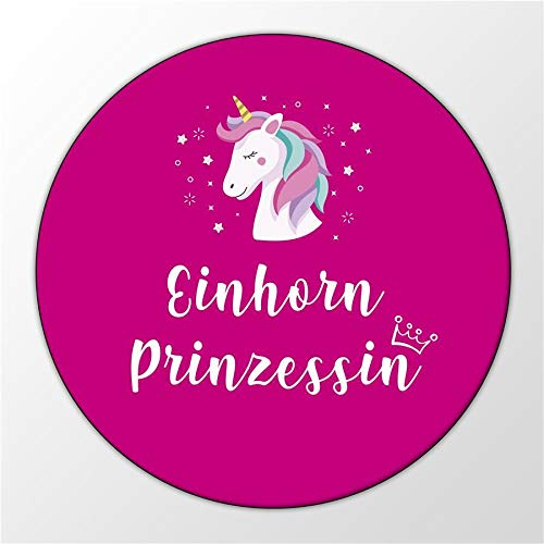 Huuraa Magnet Einhorn Prinzessin Geschenk Kühlschrankmagnet 59mm Flaschenöffner Einhorn Prinzessin Geschenkidee