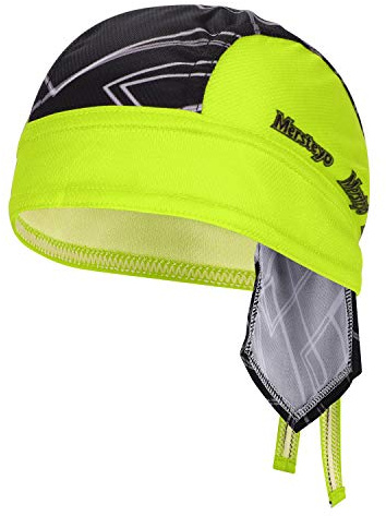 Bandana Kopftuch Herren Schnell Trocknender Bandana Cap Atmungsaktiver Piratenhut UV Schutz Schweißabsorbierendes Bikertuch Weiche Dünne Turban Mütze Funktionskappe für Outdoor Radfahren Motorrad