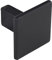 Gedotec Design Möbelknopf schwarz Schrankknopf Antik - Rock | Metall Türknopf eckig | Schubladen-Knopf Ø 30 mm | Kommoden-Knopf Kleider-Schränke & Küche | 1 Stück - Möbel-Knauf Vintage mit Schrauben