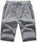 Tansozer Kurze Hosen Herren Shorts Sport Sommer Jogginghose Herren Kurz Shorts Baumwolle Gym Sweat Shorts Jogging Fitness Hose Grau XL
