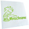 Kiwistar Autoaufkleber - Aufkleber piss on Wunschname 40x25 cm - Lindgrün - Pissmännchen, Laptop, Fahrrad, LKW, Motorrad mehrfarbig JDM Decal Racing