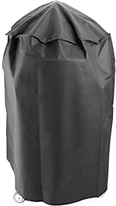 Buffalo Ceramic Kamado BBQ Cover for DR826, Grey | Easy-fit design simplifies removal and cleaning, keeping outdoor grills fully protected from elements between services.