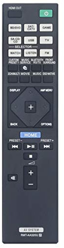 RMT-AA320U Replacement Remote Fit for Sony Multi Channel AV Receiver STR-ZA810ES STR-DN1080 STRZA810ES STRDN1080