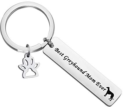 Generic Schlüsselanhänger für Windhunde, Mama - Windhund, Mama, Neutral, Frauen, Schlüsselanhänger, Geschenk für Windhunde, Hundeliebhaber, Hundemutter, Pelz, Mama, S, Edelstahl