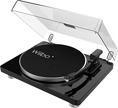Wiibo Lyra 200 USB Giradiscos con Previo Phono Conversión MP3. Cápsula Audio Technica Premium