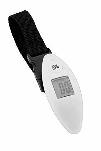 Pèse Bagage numérique – Peson Valise Colis – Voyage Avion (Blanc)