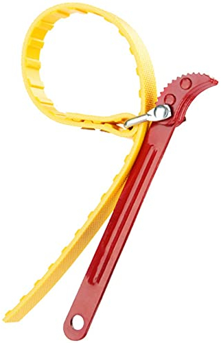 Senmubery Llave universal para botella de filtro para purificador de agua, correa antideslizante, llave universal para quitar botella de filtro de 10 pulgadas y 20 pulgadas