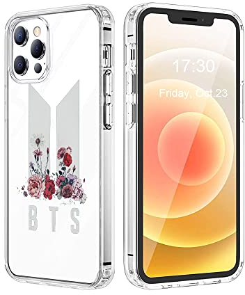 Schutzhülle für iPhone 14 Pro, cooles einzigartiges Design, weiches TPU, stoßfest, transparent, für Männer/Frauen/Mädchen/Jungen (Fashion-BTS-11)