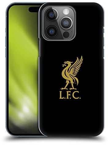 Head Case Designs Offizielle Liverpool Football Club Logo Gold Und Schwarz Liver Bird Harte Rueckseiten Handyhülle Hülle Huelle kompatibel mit Apple iPhone 14 Pro