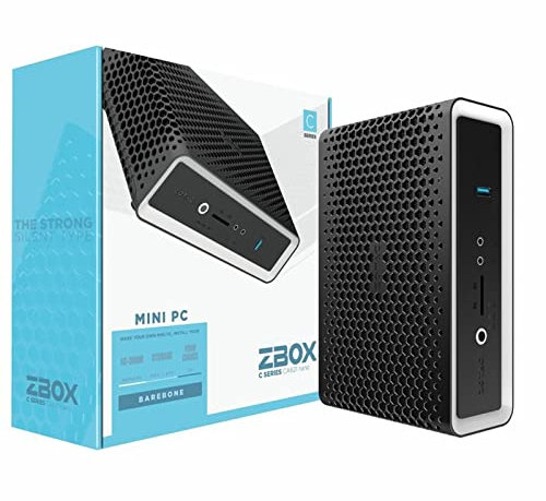 ZBOX Silent Fanless Mini PC, Quad Core Turbo 3.5GHz, 8GB RAM, 512GB SSD, 4K AMD Radeon™ Graphics, Windows 11 Pro