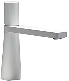Robinet de salle de bain mitigeur moderne,robinet de lavabo monotrou,robinet lavabo lavabo en laiton,mitigeur mitigeur monotrou mitigeur-laiton-blanc court