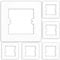 Acmerota 6Pcs Finger Plate Surround for Single Light Switch 1 Gang White, Wall Protector,Electrical Plug Socket Wall Cover Decorate Plastic (Single White)