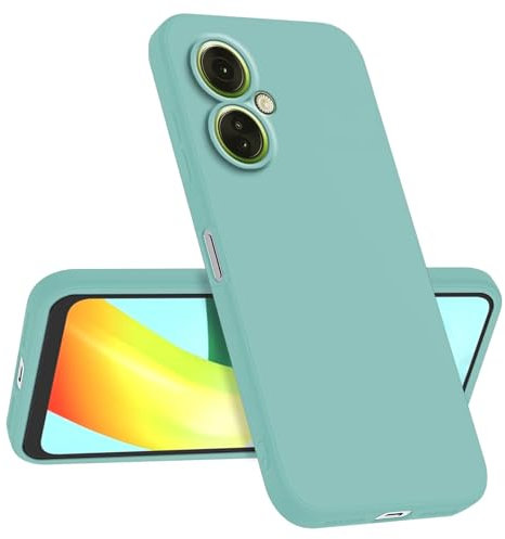 Longstong Custodia Compatibile con OnePlus Nord CE 3 Lite (6.7), Sottile Antishock Personalizzata Design Minimalista - Ciano chiaro