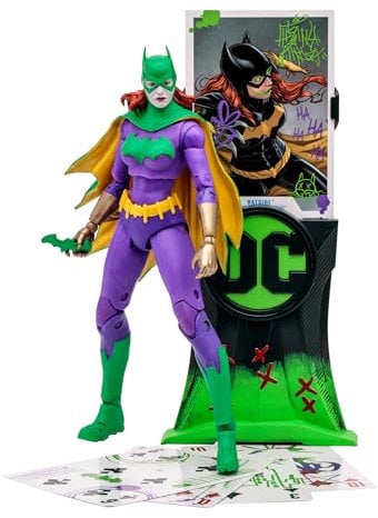 McFarlane DC Multiverse Batgirl Jokerized (Three Jokers) Actionfigur (Gold Label) 18 cm