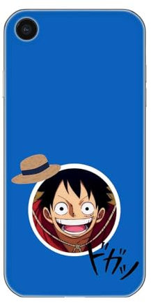 Transparent Case for Apple iPhone, Printed in France, Anime, One Piece Luffy (iPhone 7/8/SE)