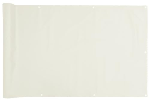 vidaXL Écran d'intimité de Balcon Blanc 300x120 cm PVC, Rouleau de clôture, Bande de clôture, écran de clôture d'intimité, écran de clôture