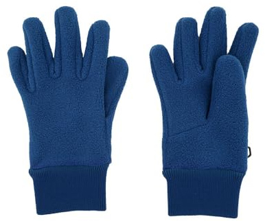 maximo Kids-Fingerhandschuhe, Fleece Strickbündchen