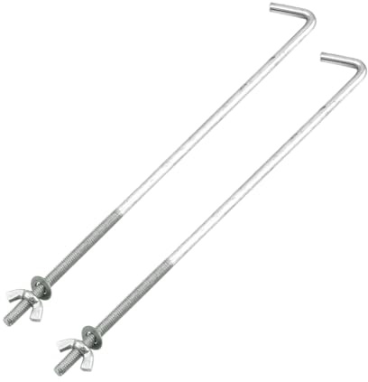 CGEAMDY 2 Stück Universal-Batterie-Halterung Für Auto, Auto Batterie Spannhalterung Halterung, Metall Auto Batterie Halterung Halter Batterie Spannhalterung, Automobile Schutzzubehör(6x23cm)