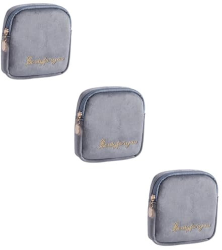 NULYLU 3pièces Pochette De Rangement Pour Serviettes Hygiéniques Et Accessoires De Voyage Étanche Pratique Pour Bureau Et Activités Extérieures