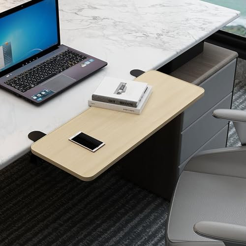 TapferBahn Desk Extender,Ergonomics Desk Extender Tray,Table Mount Desk Extender Shelf,Foldable Keyboard Tray,Desk Extender For Keyboard,Ergonomic,Foldable,For Home Or Office,Office Desks