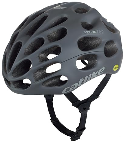 Catlike Unisex-Adult MIXINO EVO Strassenhelm, Grau, S