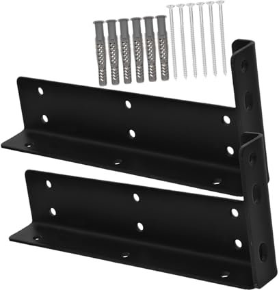 BUGUUYO Lot De 2 Supports Détagère Flottants Robustes De 230 Mm À Fixation Murale Pour Salle De Bain Cuisine Meuble Tv