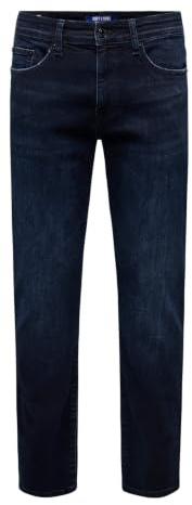 Only & Sons Herren Onsweft Reg. Box Azg DNM Mu Otl Only & Sons Male Normal Geschnitten Jeans Onsweft Mittlere Taille Normal Geschnitten Jeans