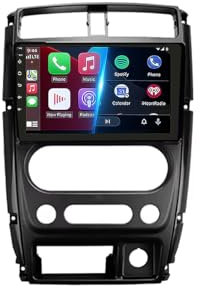 ZGYBDH 9 Zoll Android 13 Doppel Din Autoradio mit Bluetooth Freisprecheinrichtung Rückfahrkamera USB Lenkradsteuerung für Suzuki Jimny 2007-2012 Navi Autoradio (TL7 8+128G)