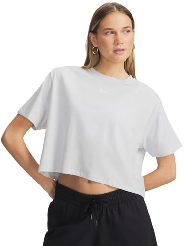 Under Armour UA Rival Boxy Tee SOLID Distant Gray MEDIUM Heather - S