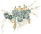 Vaguelly Peigne De Mariée En Forme De Fleur De Mariage Accessoire De Cheveux Vert Délicat Vert Sauge Pour Mariée