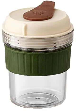 Uxsjakjsd Coffee Cup with Pressing Type Ice Tray Cold Brew Coffee Maker Portable Iced Drink Cup