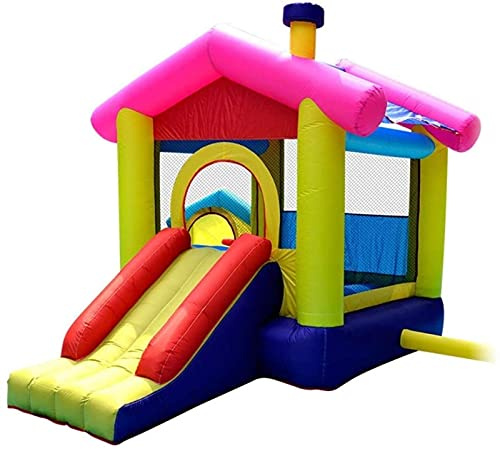 IXMLDAXD bouncy castle， Bouncy Castle Home Trampoline Large Inflatable Garden Bouncy Castle Inflatable Bouncer Bounce House