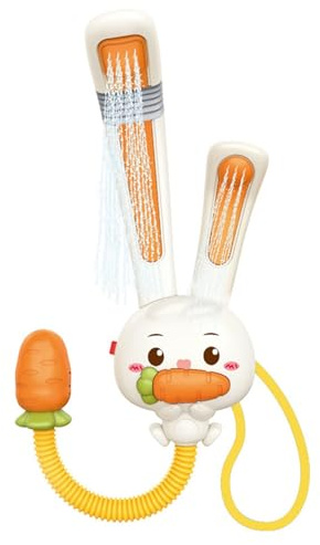 Pommeau de Douche pour bébé, Lapin Mignon, pulvérisateur de Bain pour bébé, Jouets Douche électriques en Plastique pour Baignoire, garçons et Filles